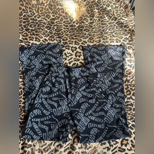 Black Graphic 'Cultured' Lounge joggers